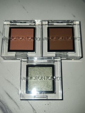 Addiction Tokyo Trio Eyeshadow — Cashmere, Praline, And Midnight Drive
